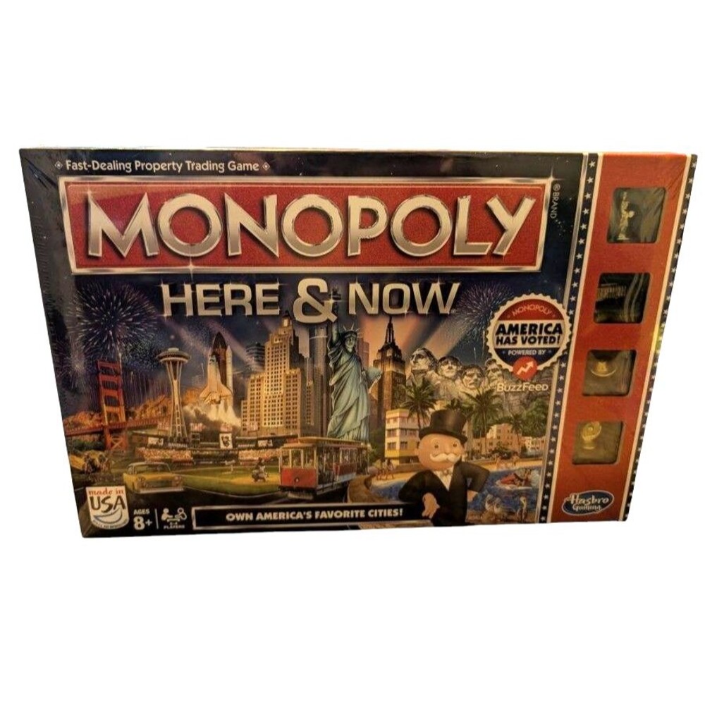 Monopoly Here And Now USA America Has Voted Edition Board Game Sealed Rare